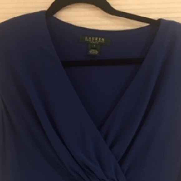 Ralph Lauren Figure-hugging Blue Dress - Picture 2 of 3